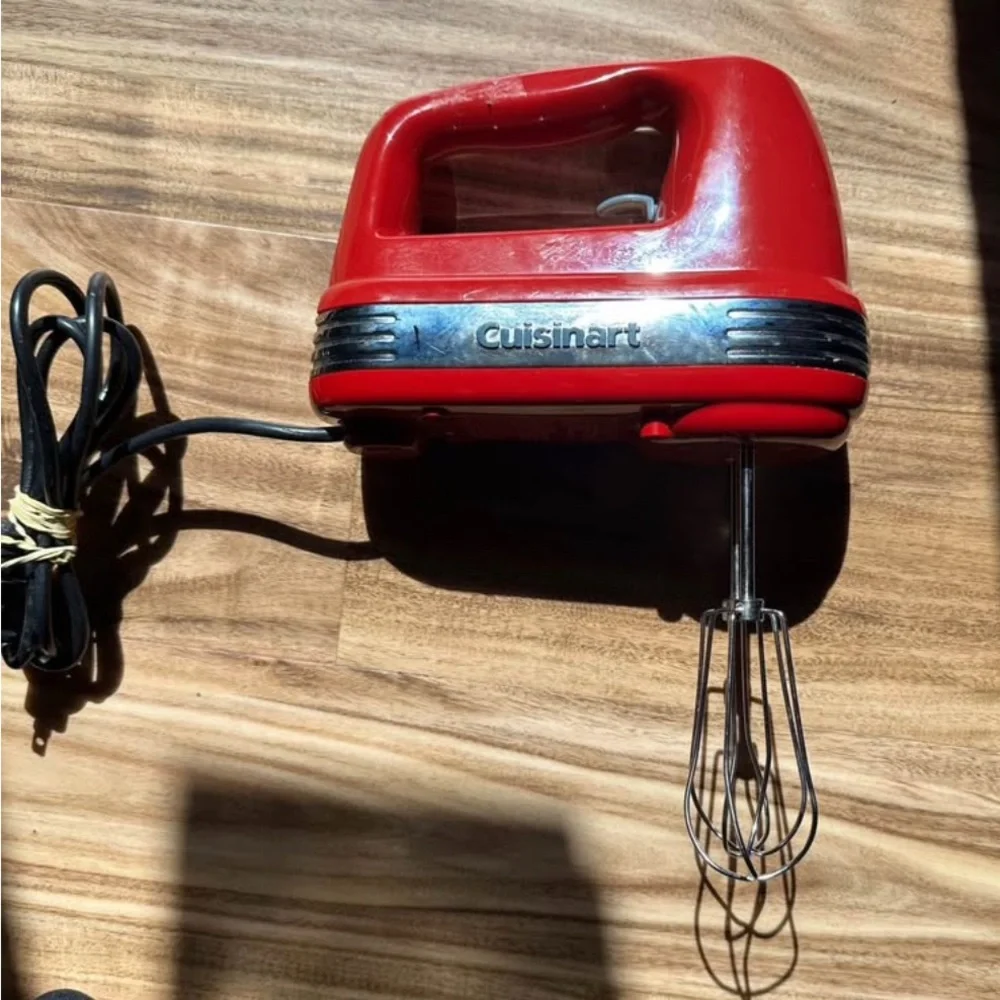 Cuisinart HM-70 Power Advantage 7-Speed Hand Mixer Red
